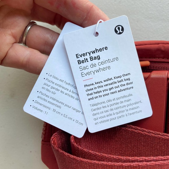 NWT Lululemon Everywhere Belt Bag 1L Terra Orange Fall Limited Color - Picture 7 of 11